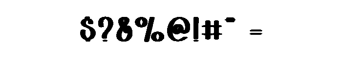 Condensia Font OTHER CHARS