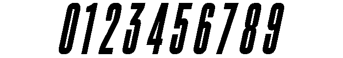 Condesned Sans Collection - Concrete Condensed Italic Font OTHER CHARS