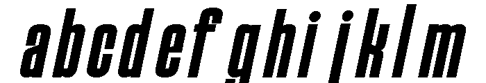 Condesned Sans Collection - Concrete Condensed Italic FONT