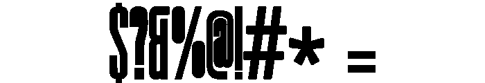 Condesned Sans Collection - Concrete Condensed Font OTHER CHARS
