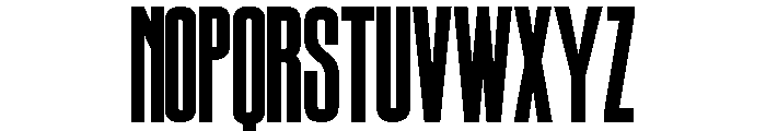 Condesned Sans Collection - Concrete Condensed Font UPPERCASE