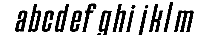 Condesned Sans Collection - LongLine Condensed Italic FONT