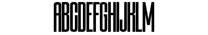 Condesned Sans Collection - LongLine Condensed Font UPPERCASE