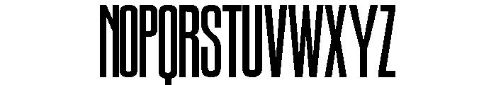 Condesned Sans Collection - LongLine Condensed Font UPPERCASE