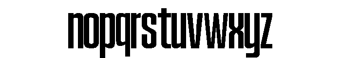 Condesned Sans Collection - LongLine Condensed Font LOWERCASE