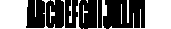 Condesned Sans Collection - Mawn Condensed Font UPPERCASE