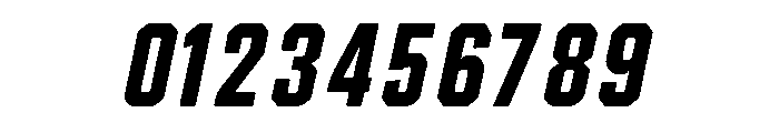 Condesned Sans Collection - Quadro Condensed Italic Font OTHER CHARS