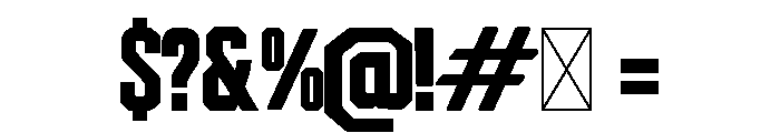 Condesned Sans Collection - Quadro Condensed Font OTHER CHARS