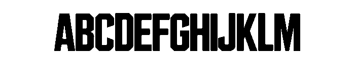Condesned Sans Collection - Quadro Condensed Font UPPERCASE