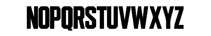 Condesned Sans Collection - Quadro Condensed Font UPPERCASE