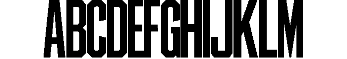 Condesned Sans Collection - Qudobo Condensed Font UPPERCASE