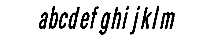 Condesned Sans Collection - Railtown Condensed Italic FONT