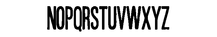 Condesned Sans Collection - Railtown Condensed Font UPPERCASE