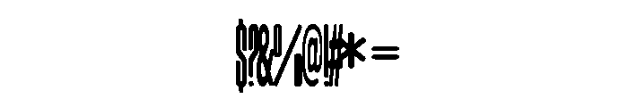 Condesned Sans Collection - Skewrom Condensed Font OTHER CHARS