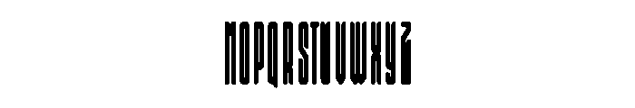 Condesned Sans Collection - Skewrom Condensed Font UPPERCASE