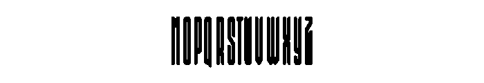 Condesned Sans Collection - Skewrom Condensed Font LOWERCASE