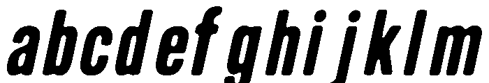 Condesned Sans Collection - Skyliner Condensed Italic FONT