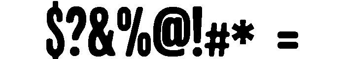 Condesned Sans Collection - Skyliner Condensed Font OTHER CHARS