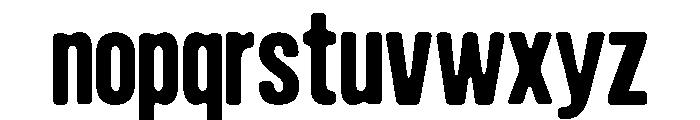 Condesned Sans Collection - Skyliner Condensed Font LOWERCASE