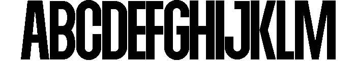 Condesned Sans Collection - Voltage Condensed Font UPPERCASE