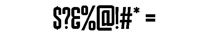 Condura Regular Font OTHER CHARS