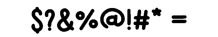 Confetti Simple Font OTHER CHARS