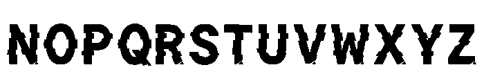 Conger Regular Font UPPERCASE
