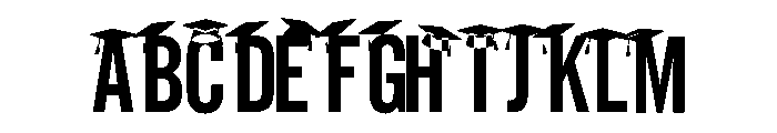 Congrats Blue Font UPPERCASE