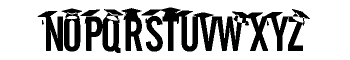 Congrats Blue Font UPPERCASE