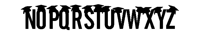 Congrats Orange Font UPPERCASE
