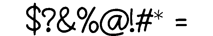 Conkerberry Font OTHER CHARS