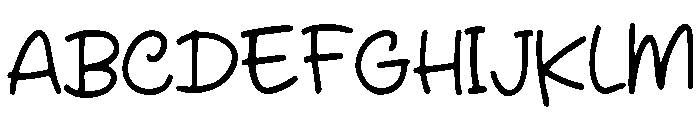 Conkerberry Font UPPERCASE
