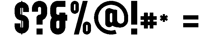 Conky Font OTHER CHARS