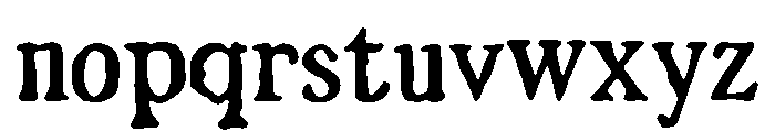 Connorstype Font LOWERCASE