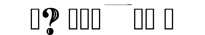 Conrad Regular Font OTHER CHARS