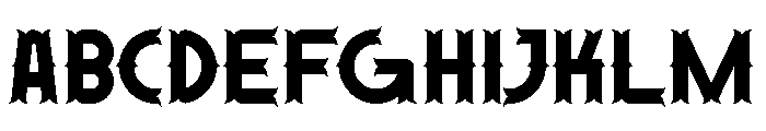 Conrod Font UPPERCASE