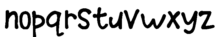 Conroy Font LOWERCASE