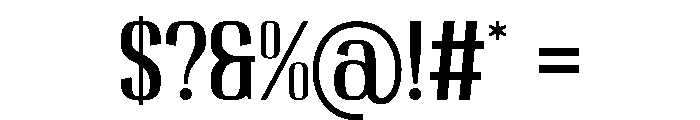 Console Yourself Font OTHER CHARS