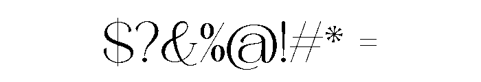 ConstaneGarden-Regular Font OTHER CHARS