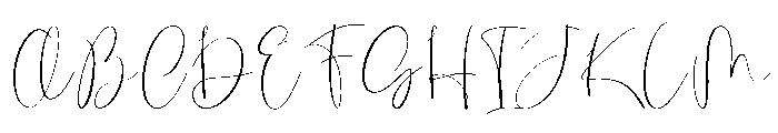 Contage Signature Font UPPERCASE