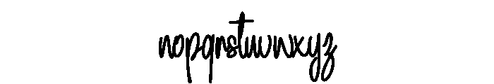 Contage Font LOWERCASE