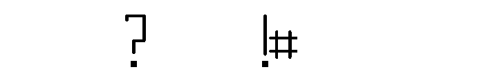 Continued Line Regular Font OTHER CHARS