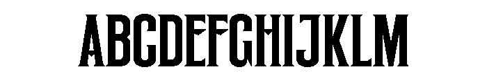Contique Regular Font UPPERCASE