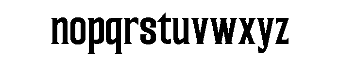 Contique Regular Font LOWERCASE
