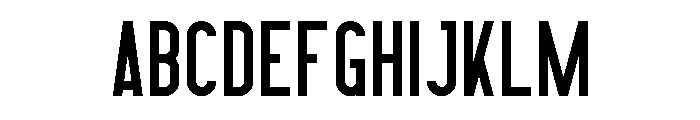 Contraband Regular Font UPPERCASE