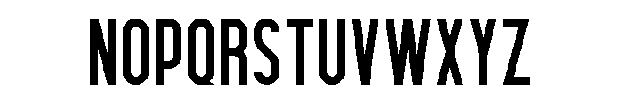 Contraband Regular Font UPPERCASE