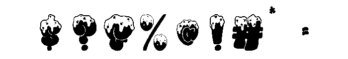 CookiceRegular Font OTHER CHARS