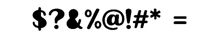 Cookie Alphabet Font OTHER CHARS