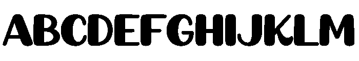 Cookie Alphabet Font UPPERCASE