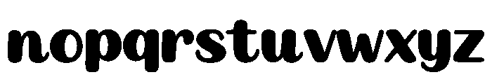 Cookie Alphabet Font LOWERCASE